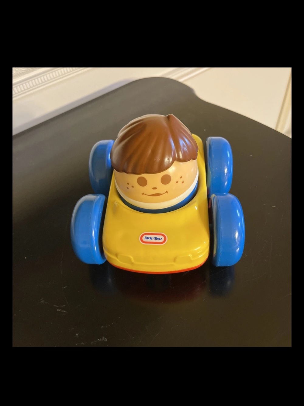 Little Tikes flip over race car with big boy figure vintage 90s  mint condition